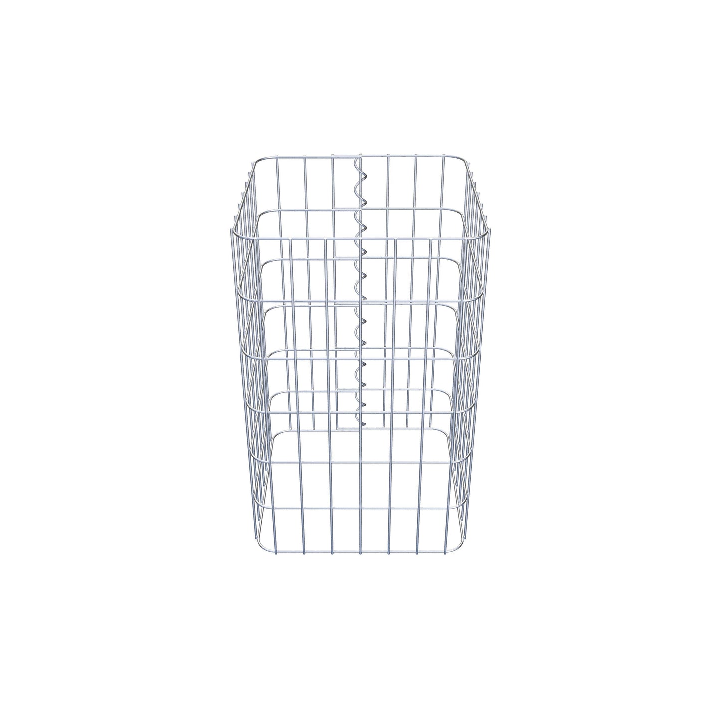 Gabion column 37 x 37 cm, MW 5 x 10 cm square