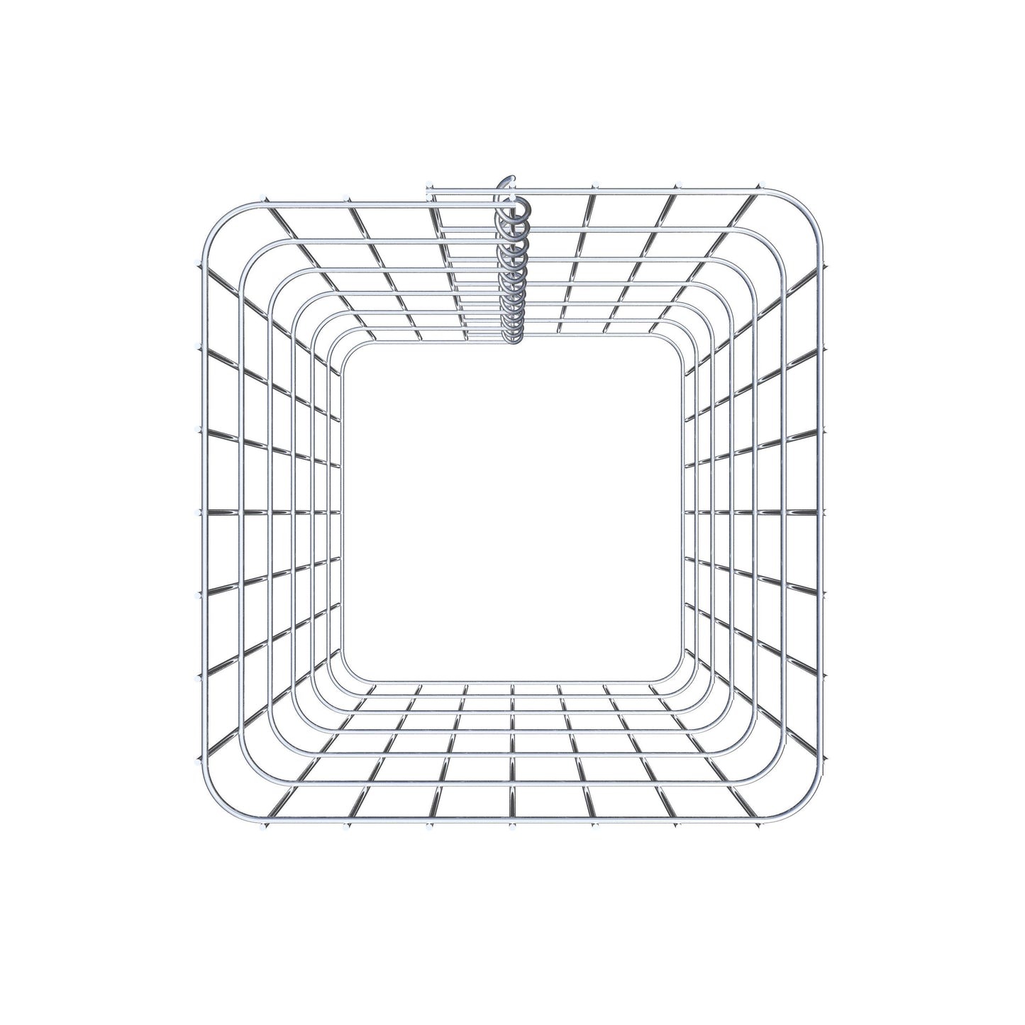 Gabion column 37 x 37 cm, MW 5 x 10 cm square