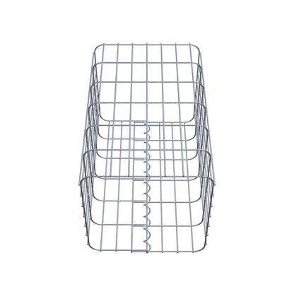 Gabion column 37 x 37 cm, MW 5 x 10 cm square
