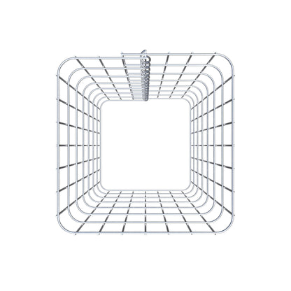 Gabion column 37 x 37 cm, MW 5 x 10 cm square