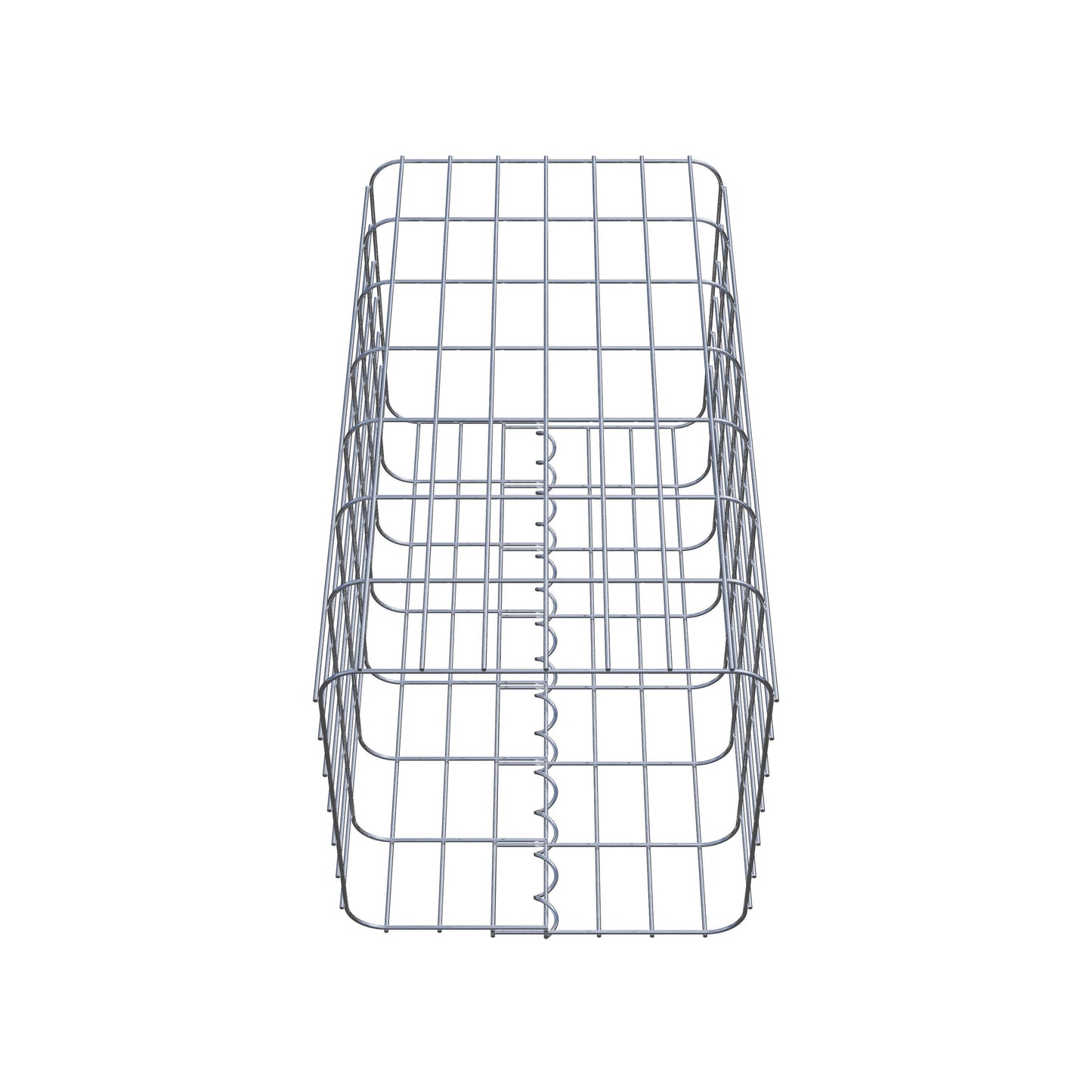 Gabion column 37 x 37 cm, MW 5 x 10 cm square