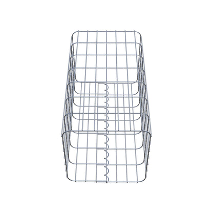 Gabion column 37 x 37 cm, MW 5 x 10 cm square