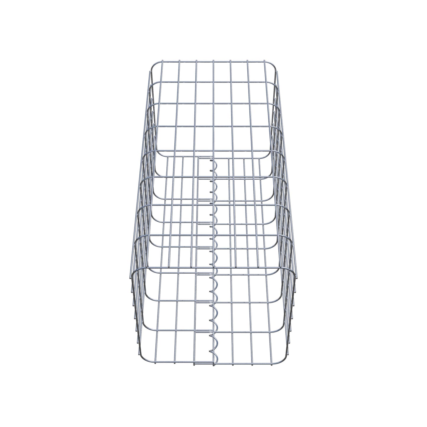 Gabion column 37 x 37 cm, MW 5 x 10 cm square