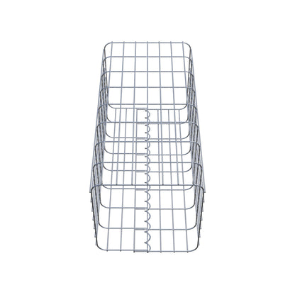 Gabion column 37 x 37 cm, MW 5 x 10 cm square