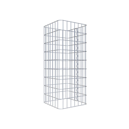 Gabion column 37 x 37 cm, MW 5 x 10 cm square