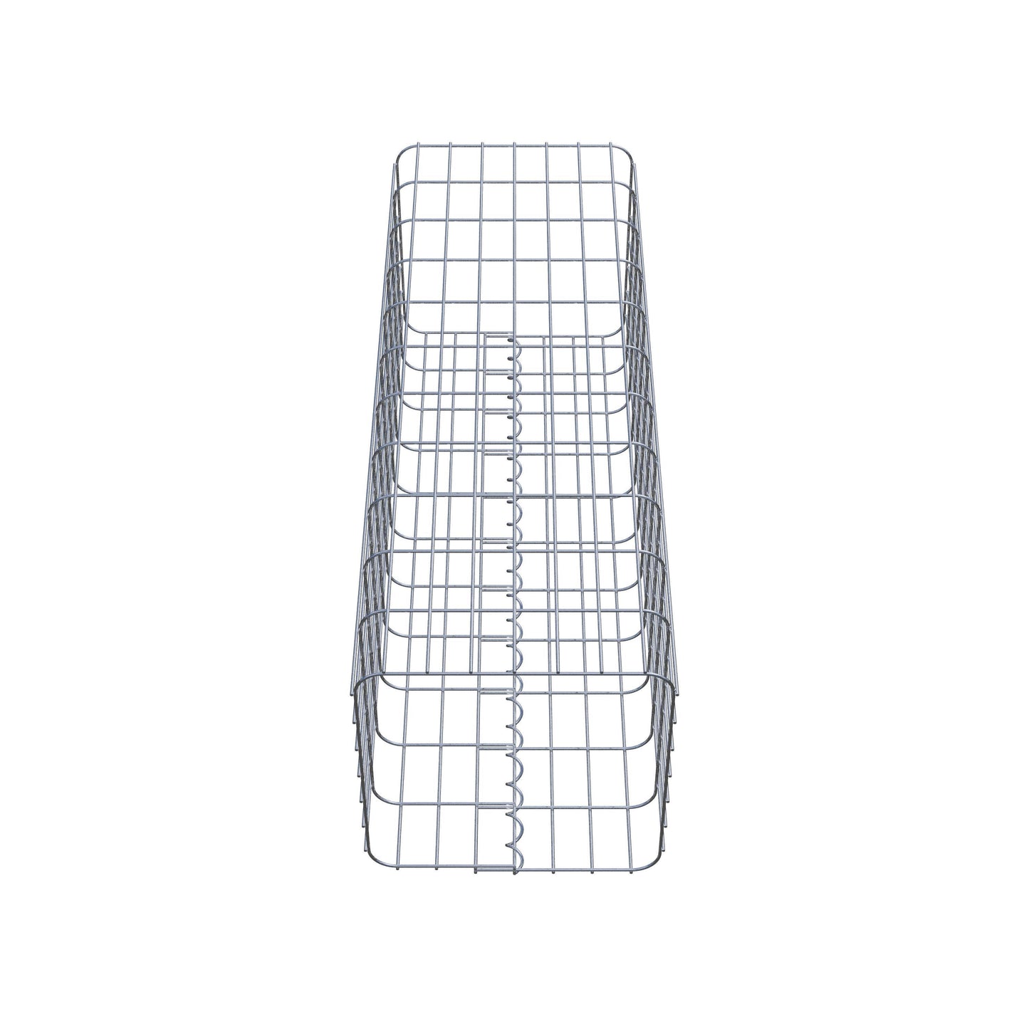 Gabion column 37 x 37 cm, MW 5 x 10 cm square