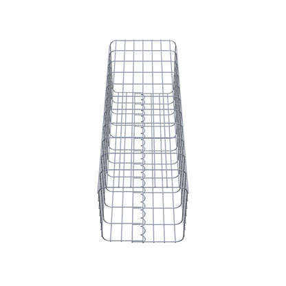 Gabion column 37 x 37 cm, MW 5 x 10 cm square