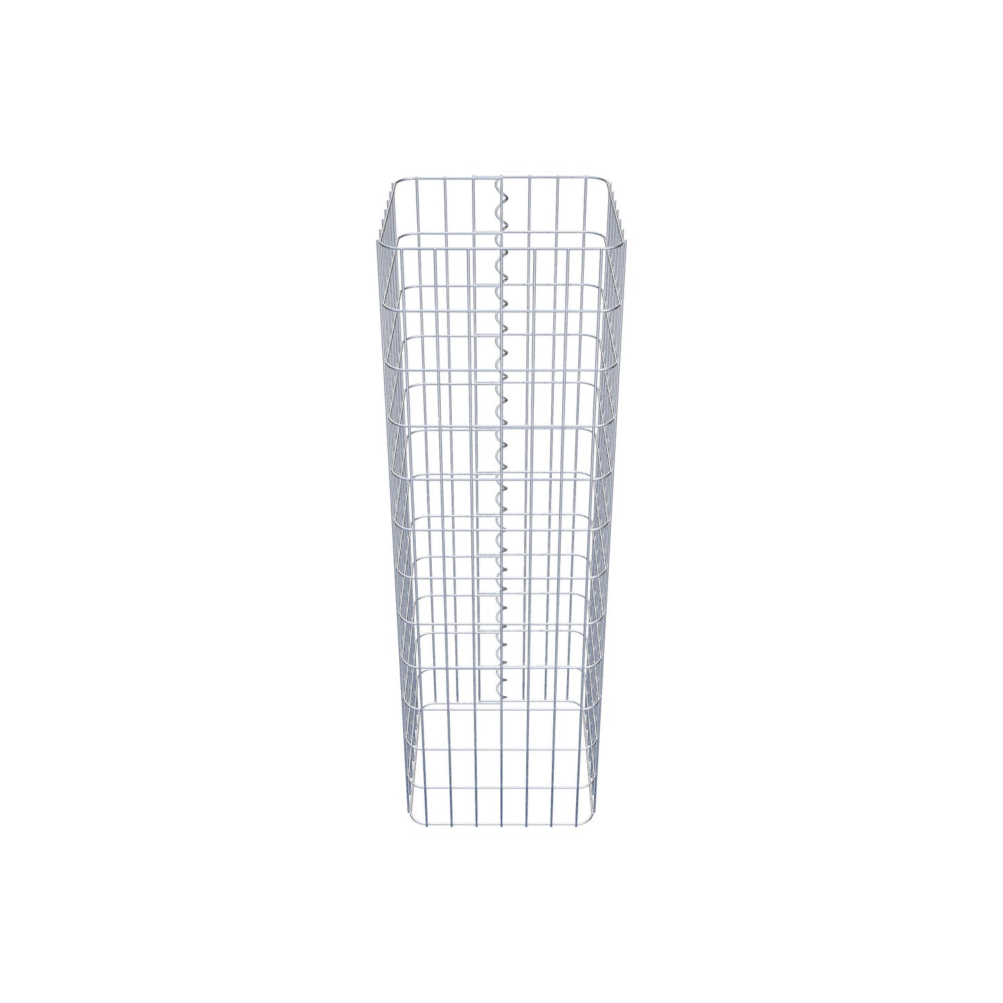 Gabion column 37 x 37 cm, MW 5 x 10 cm square