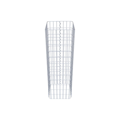 Gabion column 37 x 37 cm, MW 5 x 10 cm square