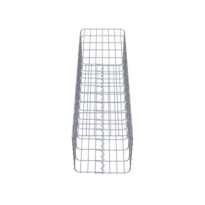 Gabion column 37 x 37 cm, MW 5 x 10 cm square