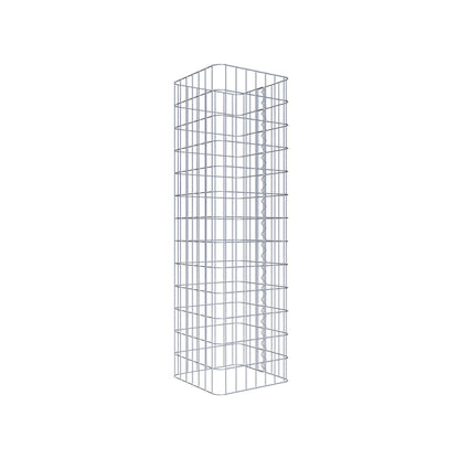 Gabion column 37 x 37 cm, MW 5 x 10 cm square
