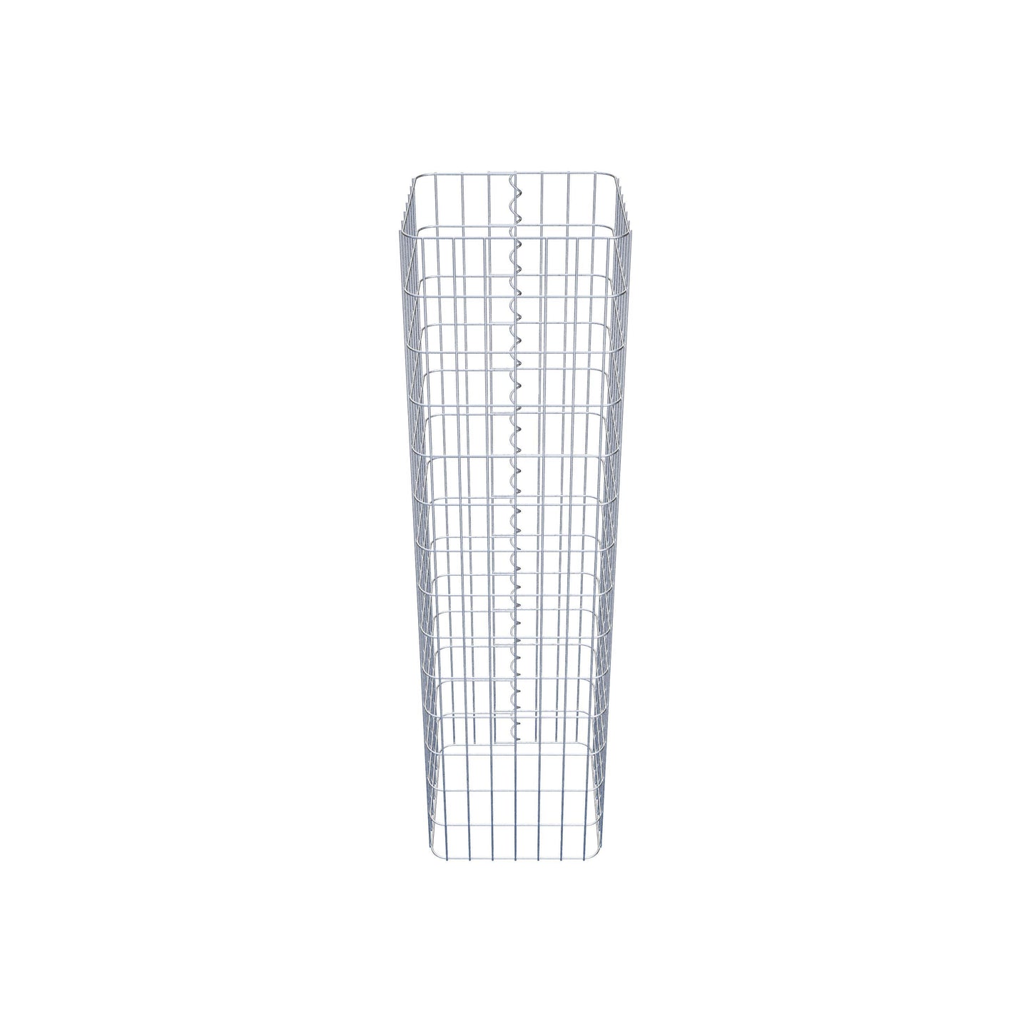 Gabion column 37 x 37 cm, MW 5 x 10 cm square
