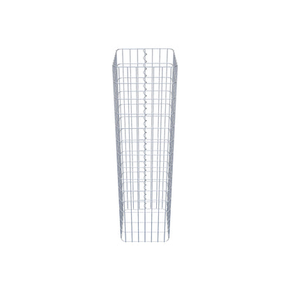 Gabion column 37 x 37 cm, MW 5 x 10 cm square