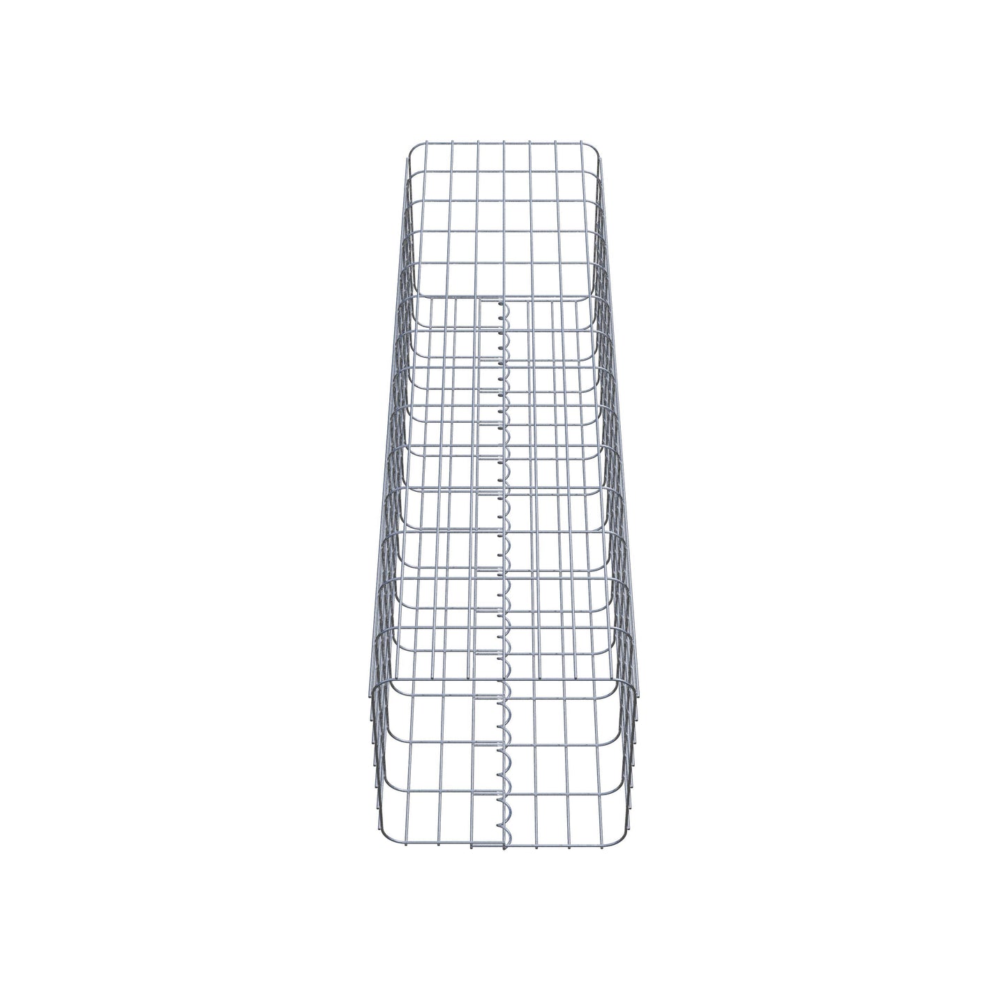 Gabion column 37 x 37 cm, MW 5 x 10 cm square