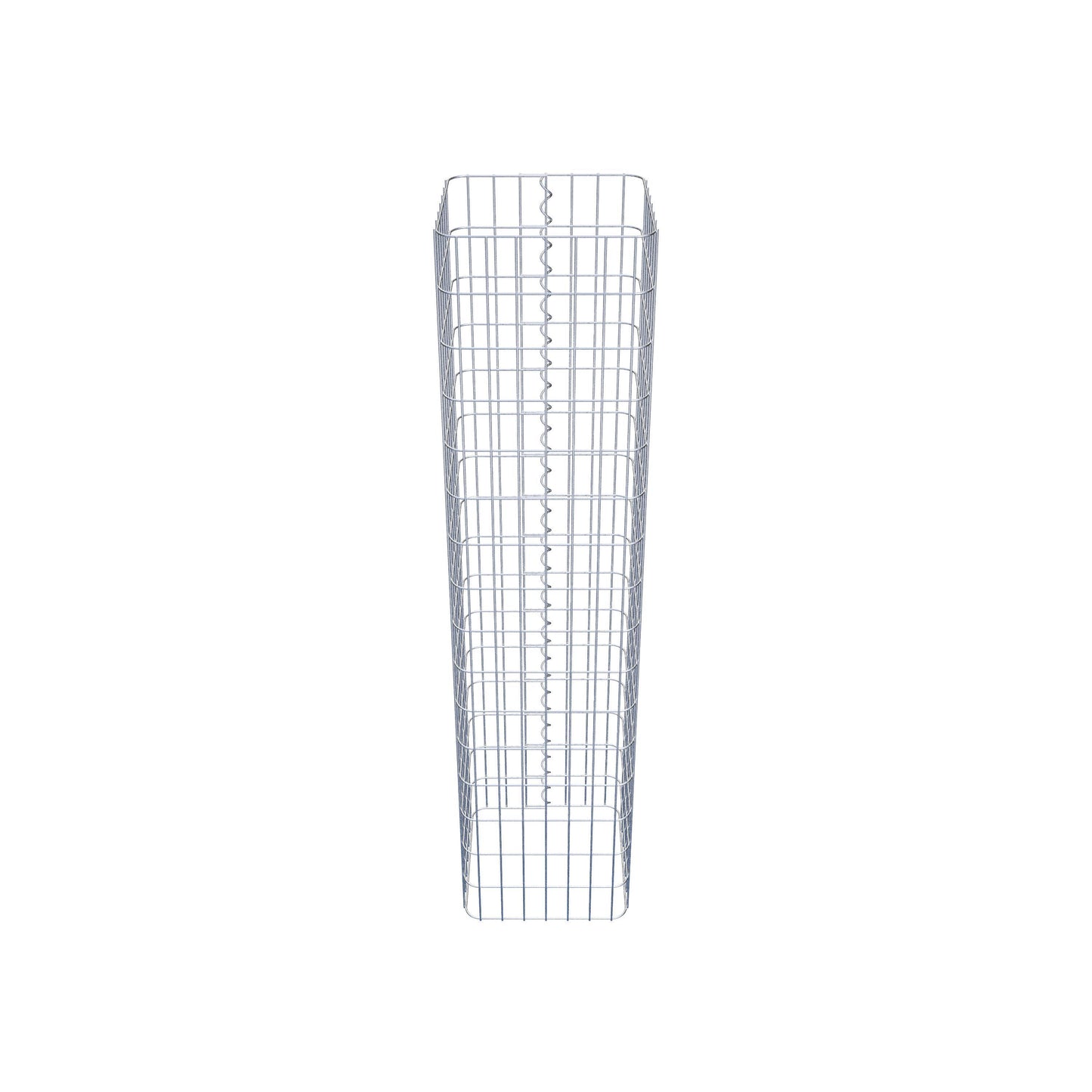 Gabion column 37 x 37 cm, MW 5 x 10 cm square