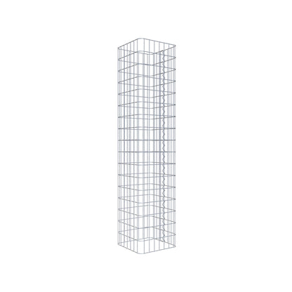 Gabion column 37 x 37 cm, MW 5 x 10 cm square