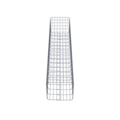 Gabion column 37 x 37 cm, MW 5 x 10 cm square