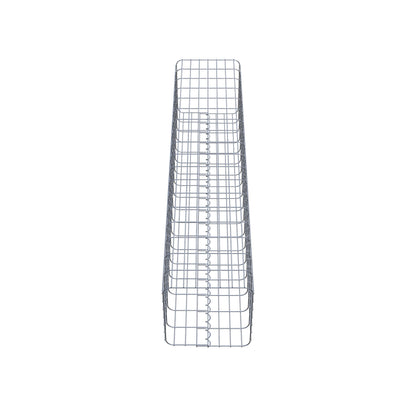 Gabion column 37 x 37 cm, MW 5 x 10 cm square