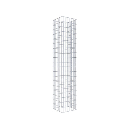 Gabion column 37 x 37 cm, MW 5 x 10 cm square