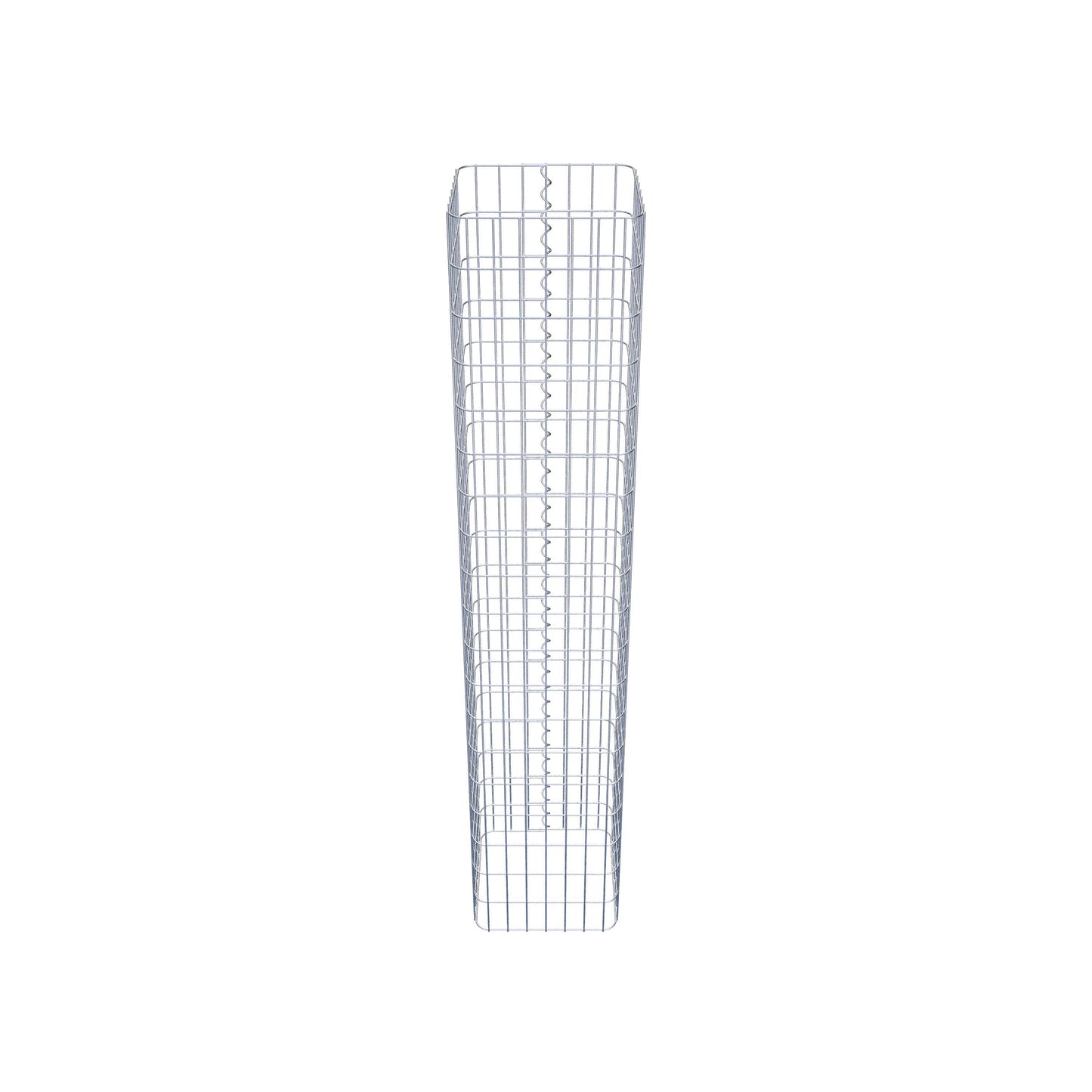 Gabion column 37 x 37 cm, MW 5 x 10 cm square