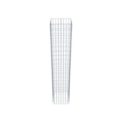 Gabion column 37 x 37 cm, MW 5 x 10 cm square