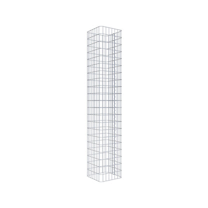Gabion column 37 x 37 cm, MW 5 x 10 cm square