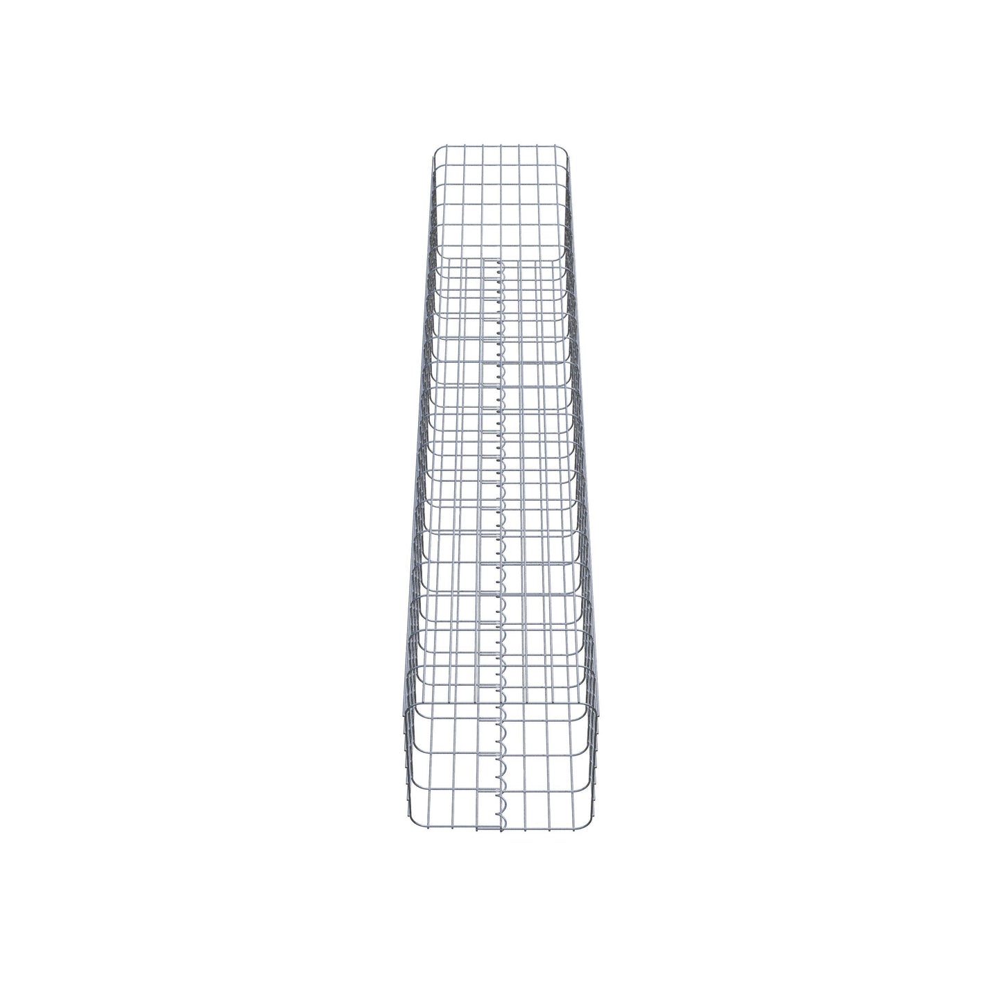 Gabion column 37 x 37 cm, MW 5 x 10 cm square
