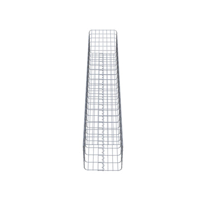 Gabion column 37 x 37 cm, MW 5 x 10 cm square