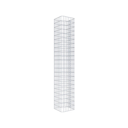 Gabion column 37 x 37 cm, MW 5 x 10 cm square