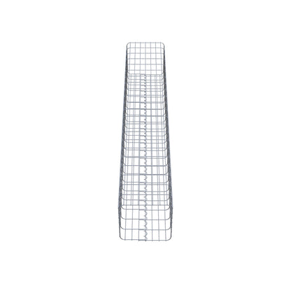 Gabion column 37 x 37 cm, MW 5 x 10 cm square