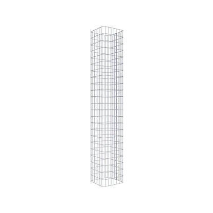 Gabion column 37 x 37 cm, MW 5 x 10 cm square