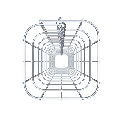 Colonne de gabion 17 x 17 cm, MW 5 x 10 cm carré