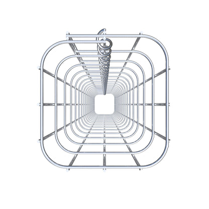 Colonne de gabion 17 x 17 cm, MW 5 x 10 cm carré