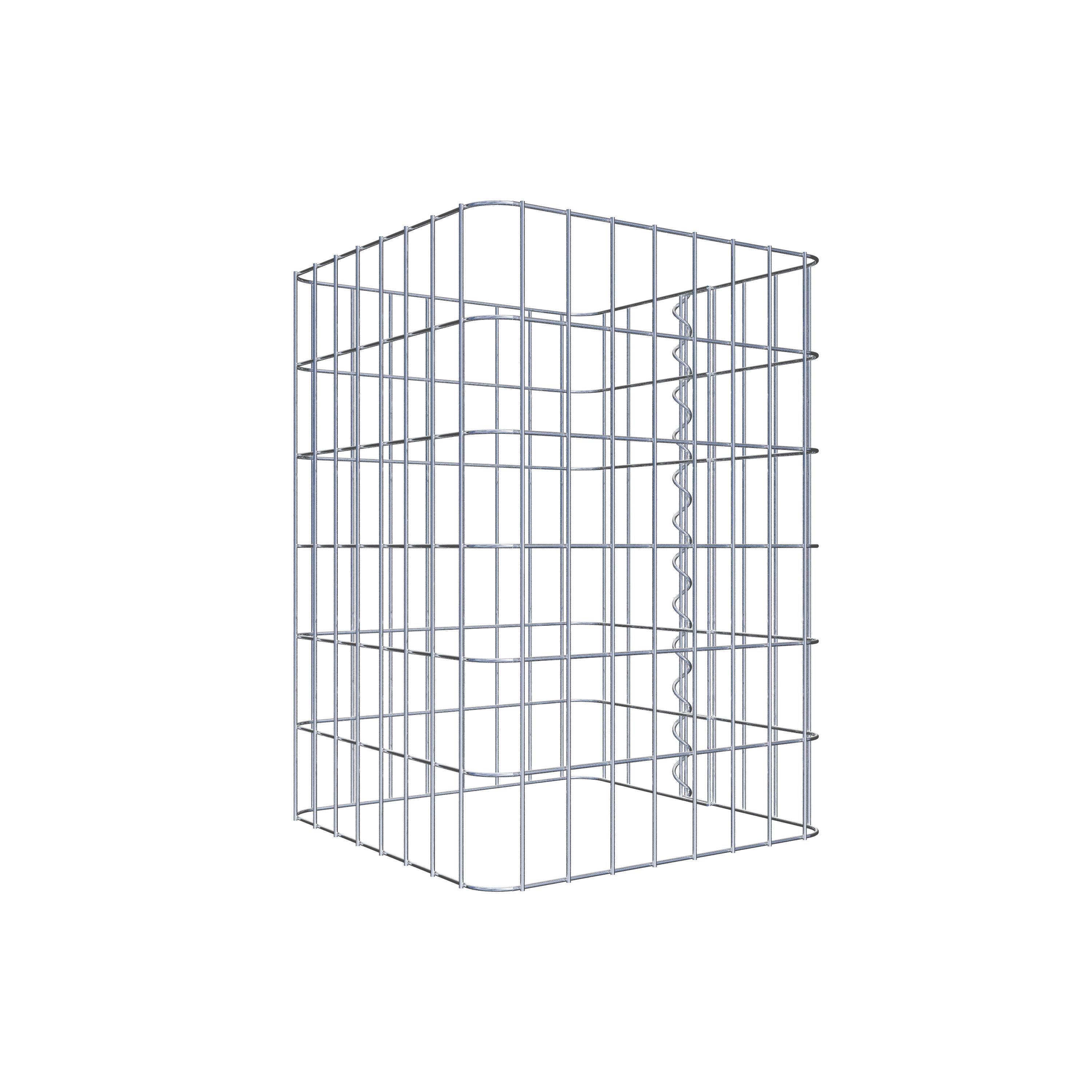 Gabionensäule 42 x 42 cm, MW 5 x 10 cm eckig