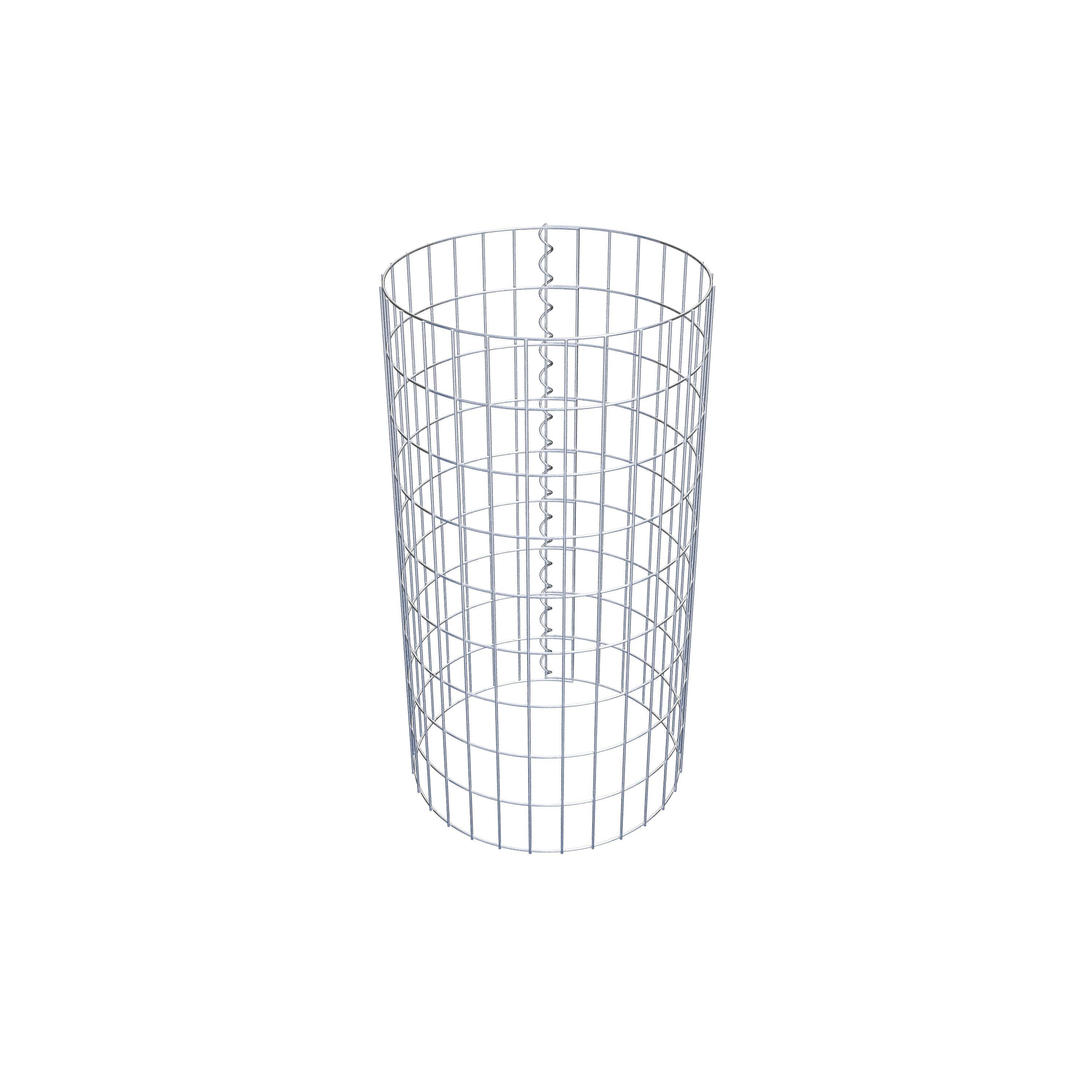 Columna de gaviones diámetro 47 cm, MW 5 x 10 cm redonda