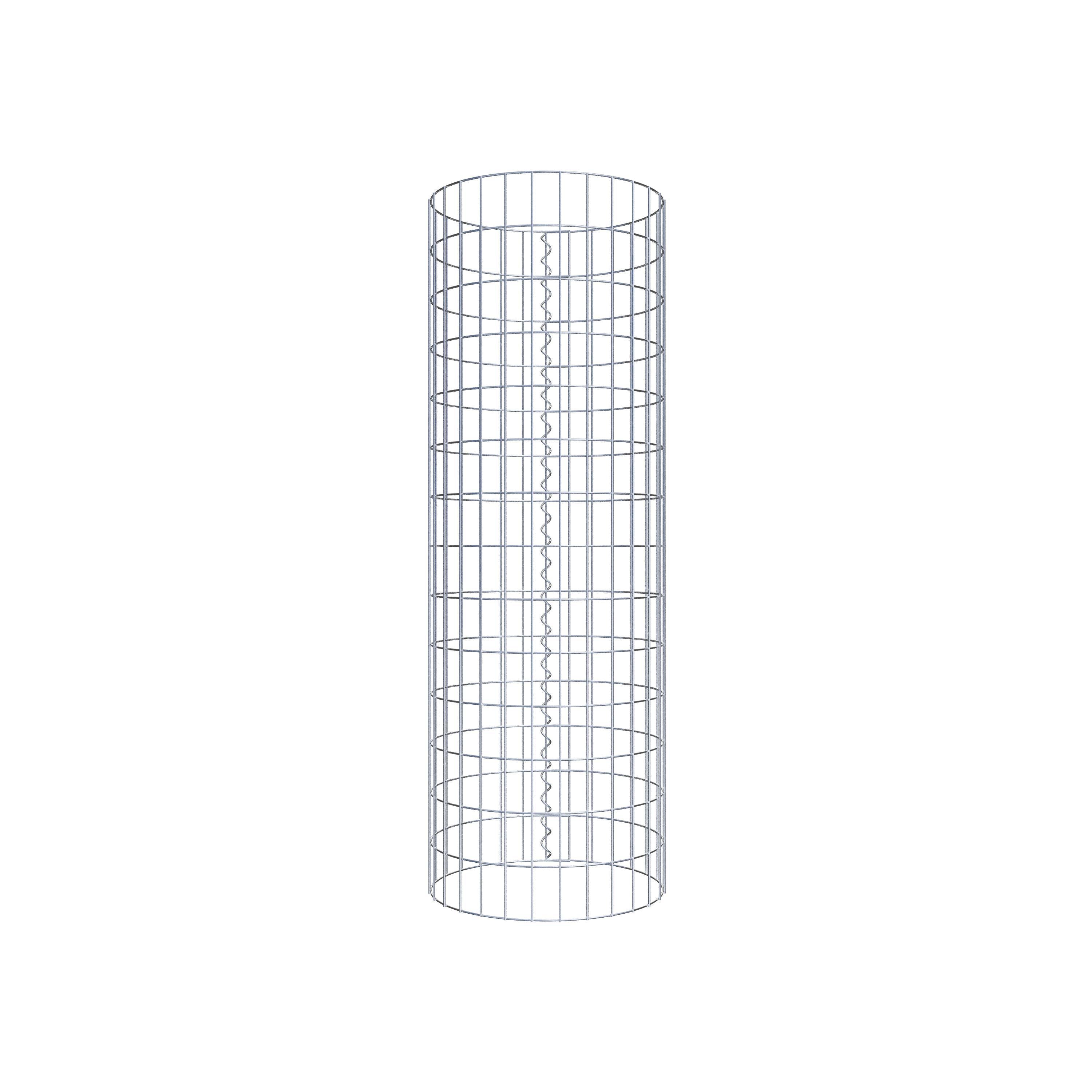 Schanskorf kolom diameter 47 cm, MW 5 x 10 cm rond