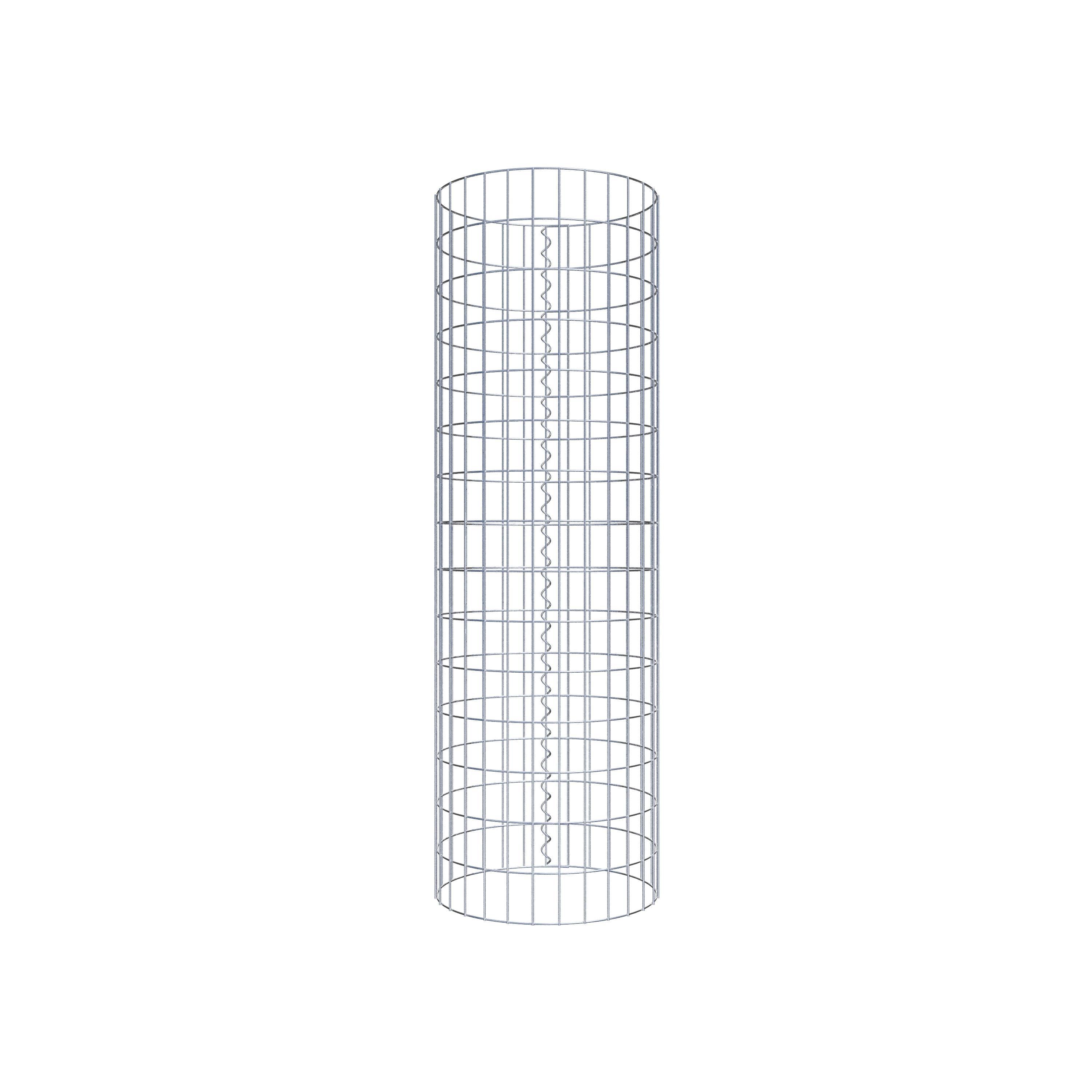 Columna de gaviones diámetro 47 cm, MW 5 x 10 cm redonda