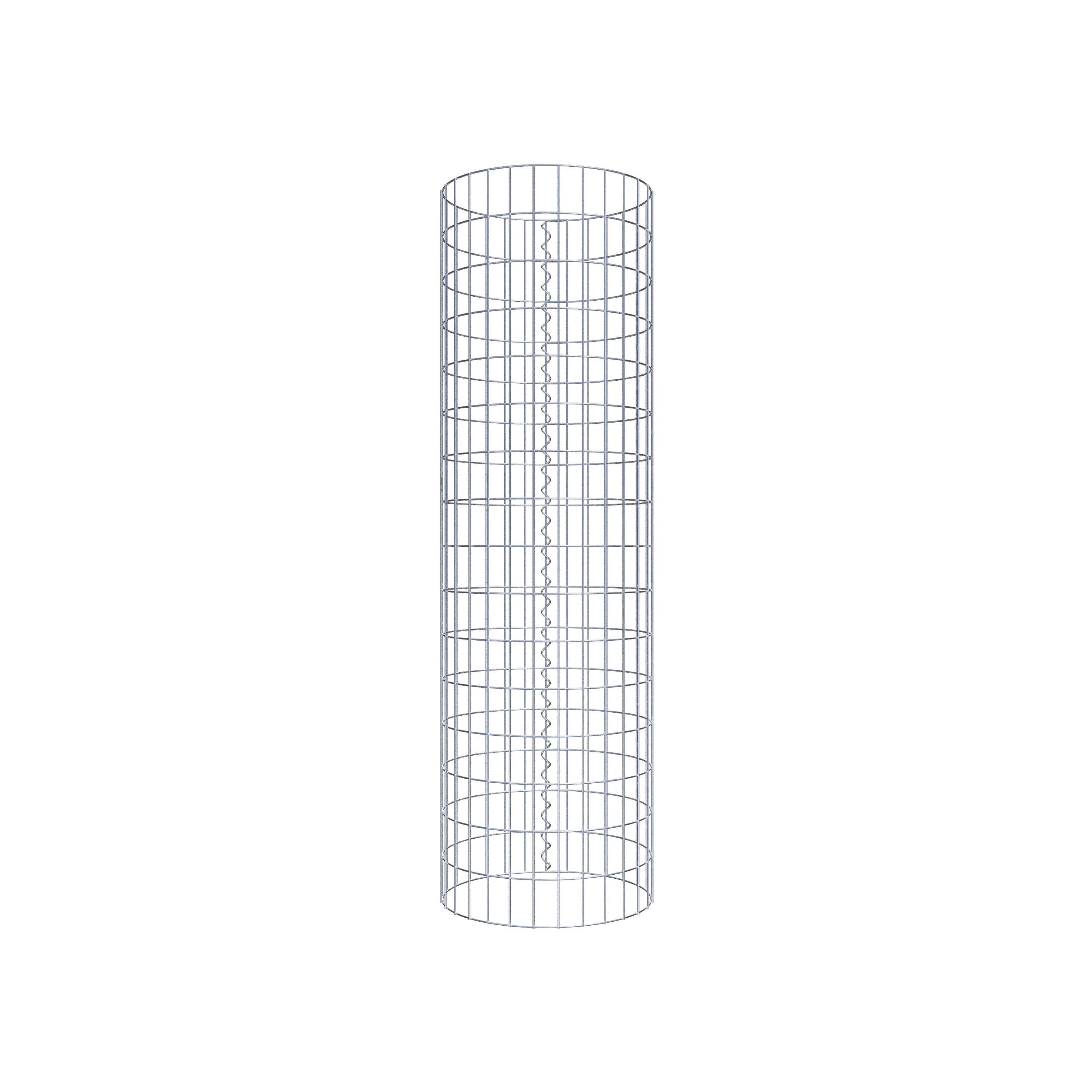 Columna de gaviones diámetro 47 cm, MW 5 x 10 cm redonda