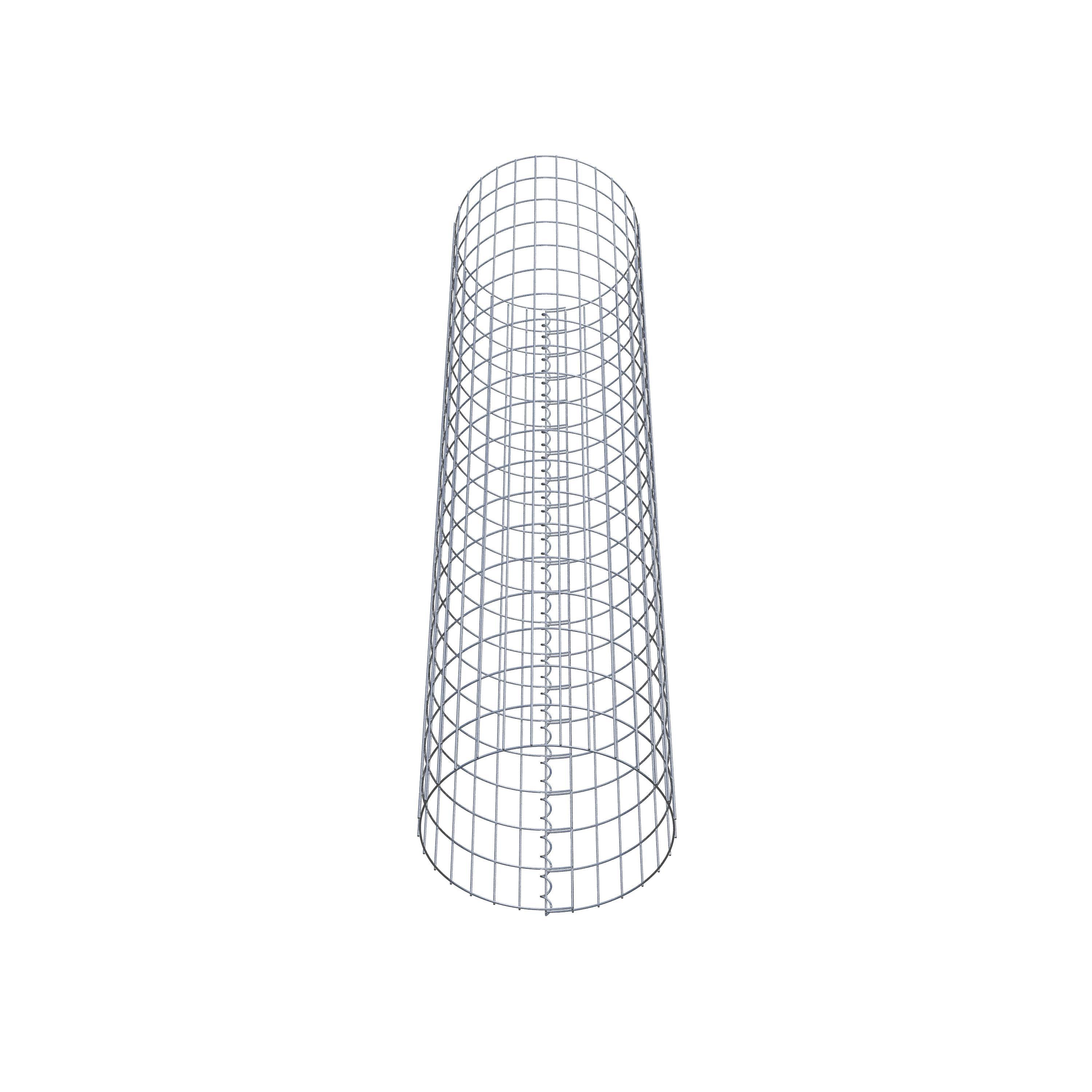 Schanskorf kolom diameter 47 cm, MW 5 x 10 cm rond