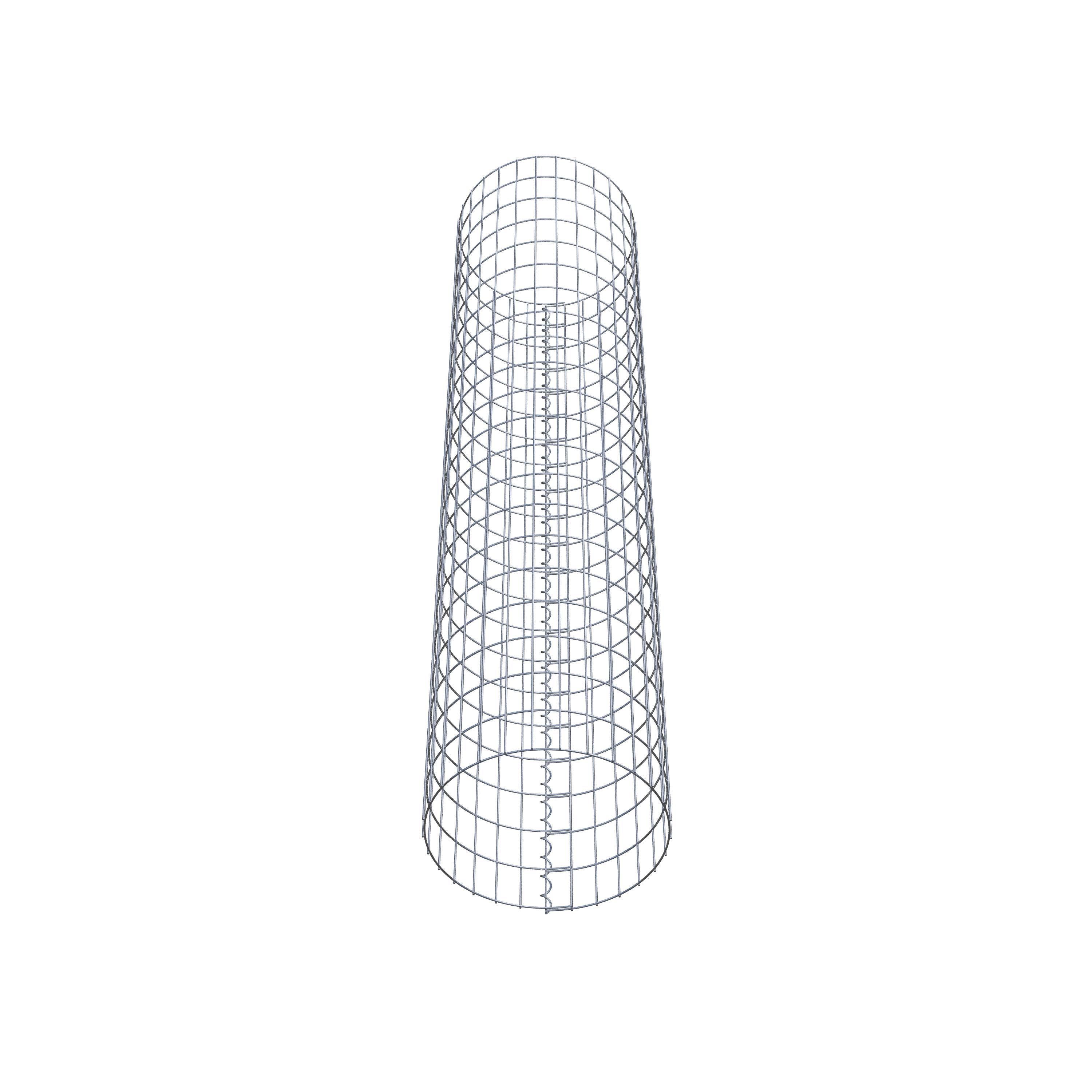 Schanskorf kolom diameter 47 cm, MW 5 x 10 cm rond