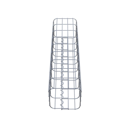 Gabion column 22 x 22 cm, MW 5 x 10 cm square