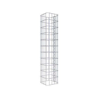 Gabion column 22 x 22 cm, MW 5 x 10 cm square