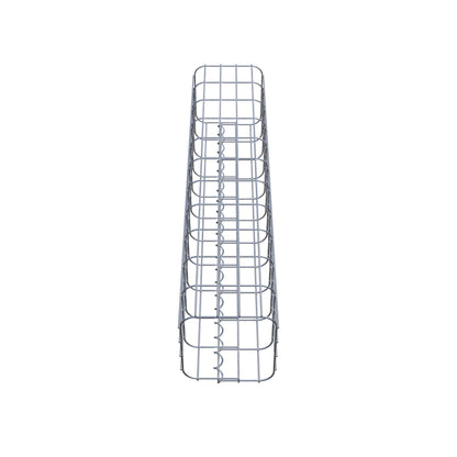 Gabion column 22 x 22 cm, MW 5 x 10 cm square