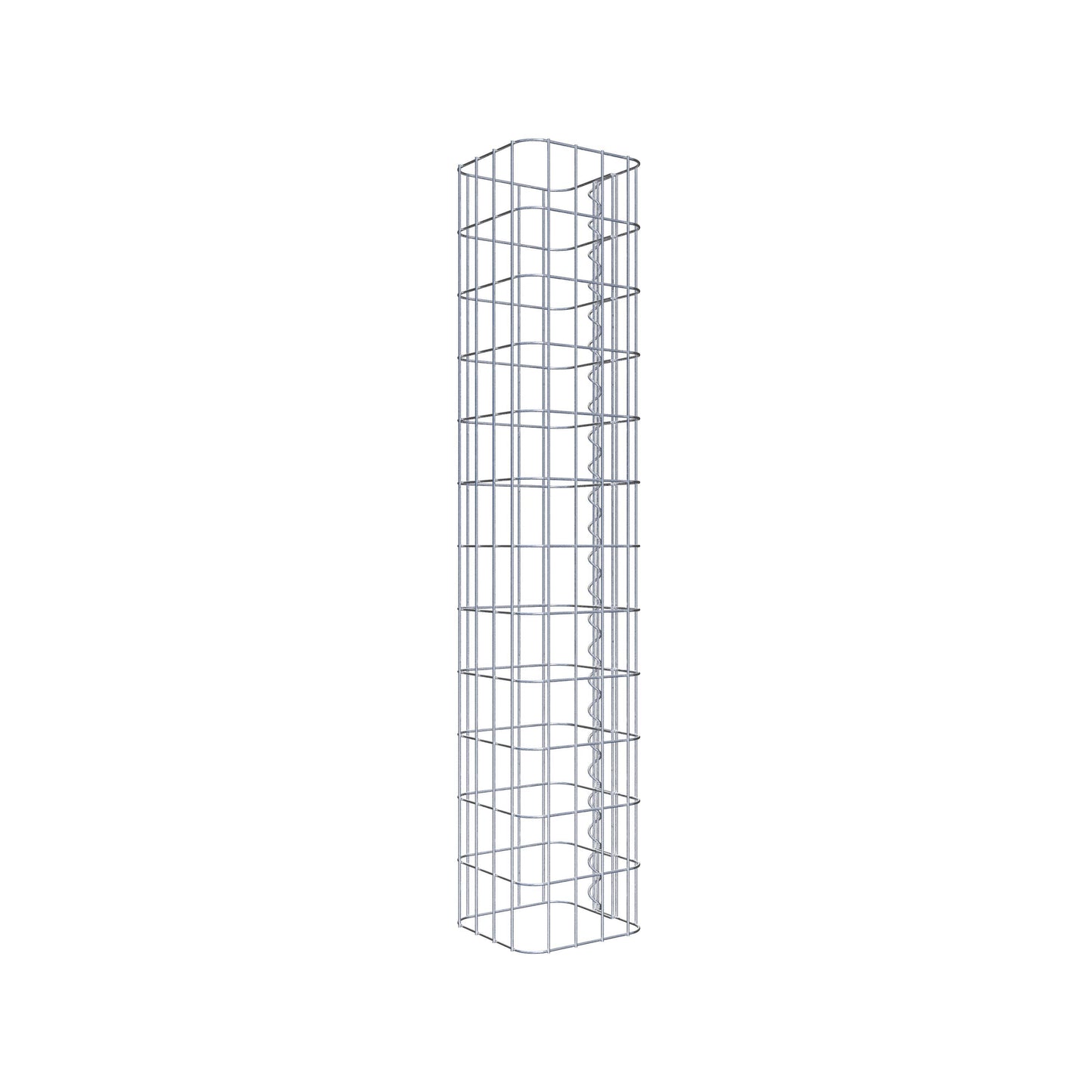 Gabion column 22 x 22 cm, MW 5 x 10 cm square