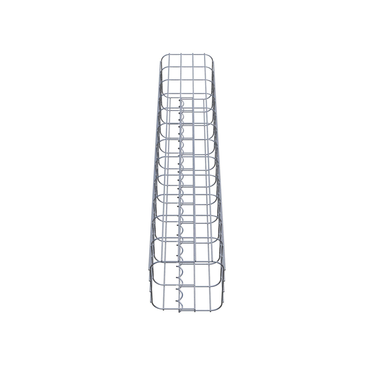 Gabion column 22 x 22 cm, MW 5 x 10 cm square