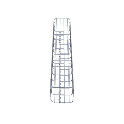 Gabion column 22 x 22 cm, MW 5 x 10 cm square