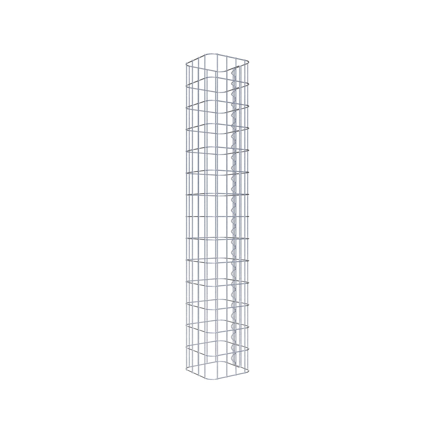 Gabion column 22 x 22 cm, MW 5 x 10 cm square