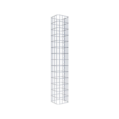 Gabion column 22 x 22 cm, MW 5 x 10 cm square