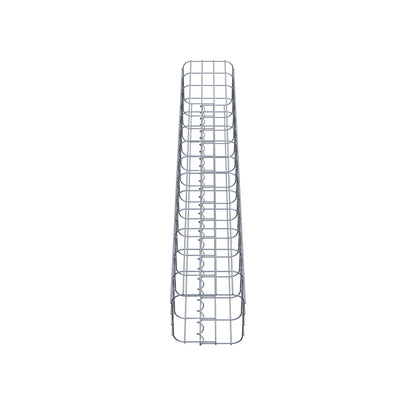 Gabion column 22 x 22 cm, MW 5 x 10 cm square