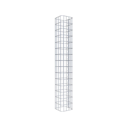 Gabion column 22 x 22 cm, MW 5 x 10 cm square